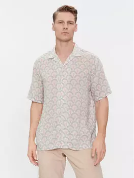 Рубашка свободного кроя Selected Homme, серый