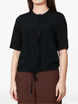 Рубашка свободного кроя Seventy, черный