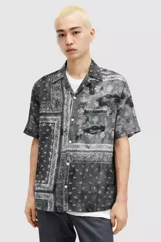 Рубашка свободного кроя Tijuana Allsaints, черный