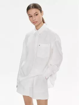 Рубашка свободного кроя Tommy Jeans, белый