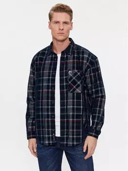 Рубашка свободного кроя Tommy Jeans, синий