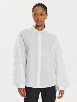 Рубашка свободного кроя Twinset, белый