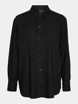 Рубашка свободного кроя Vero Moda, черный
