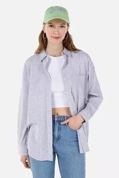 Рубашка свободного кроя в клетку Colin'S, синий