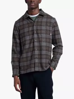 Рубашка свободного кроя в клетку Torino Farah, фара грей марл