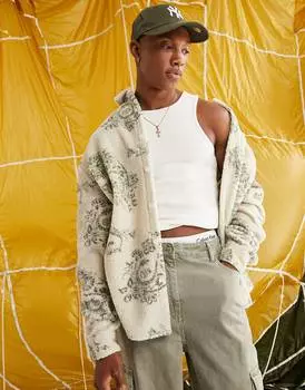 Рубашка свободного кроя в стиле 90-х с принтом пейсли ASOS DESIGN