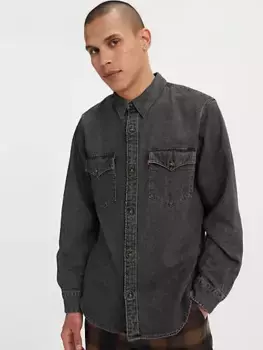 Рубашка свободного кроя в стиле вестерн Levi's, черный