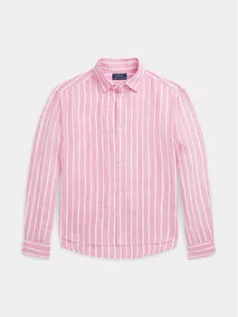 Рубашка свободного покроя Polo Ralph Lauren, розовый