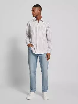 Рубашка свободного покроя с нагрудным карманом, модель «DAMON» Samse Samse, лавандовый