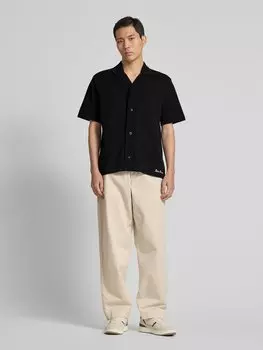 Рубашка свободного покроя с рукавом 1/2, модель «Жоффруа» Les Deux, черный