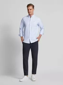 Рубашка свободного покроя с вышитым логотипом, модель «CORE» Scotch & Soda, светло-голубой