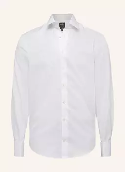 Рубашка tailor fit с длинным рукавом и воротником-кентом van Laack, белый