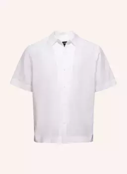 Рубашка tailor fit с коротким рукавом и воротником-кентом Van Laack, белый