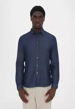 Рубашка TAILORED FIT SHIRT BUTTONS PS Paul Smith, темно-синий