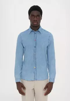 Рубашка TAILORED FIT SHIRT BUTTONS PS Paul Smith, цвет Light Blue Denim