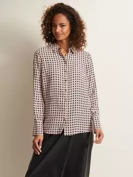 Рубашка Tanyel с геометрическим принтом Phase Eight, черный/мульти