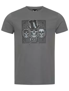 Рубашка Tapout SKULL, серый