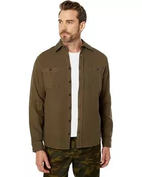 Рубашка Taylor Stitch The Utility Shirt, цвет Walnut Double Cloth