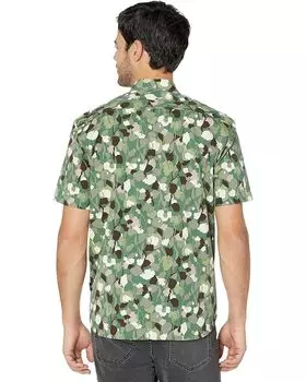 Рубашка Ted Baker Hoplar Short Sleeve Abstract Floral Print Shirt, зеленый