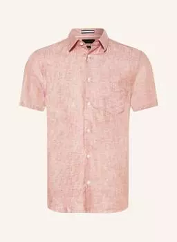 Рубашка TED BAKER Kurzarm-KINGFRD Regular Fit mit Leinen, темно-оранжевый