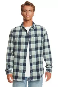 Рубашка - Темно-синяя - Классический крой Quiksilver, темно-синий