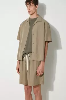 Рубашка Tencel Vacation Shirt Mki Miyuki Zoku, зеленый