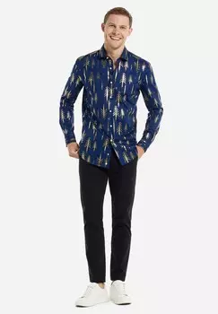 Рубашка TERIFFIC TREES OppoSuits, синий