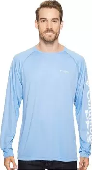 Рубашка Terminal Tackle L/S Columbia, цвет White Cap/White Logo