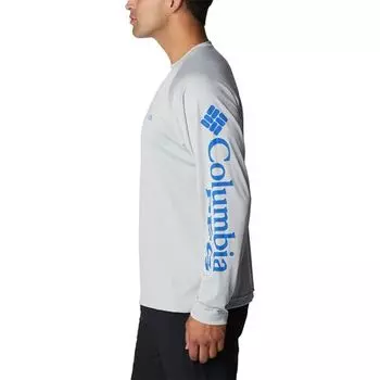 Рубашка Terminal Tackle – мужская Columbia, цвет Cool Grey/Vivid Blue Logo