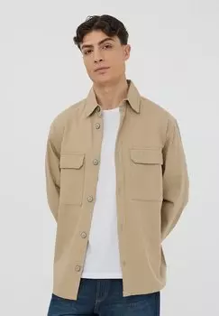 Рубашка Terranova, бежевый