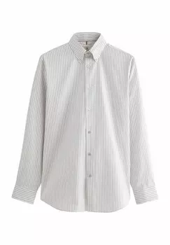 Рубашка TEXTURED SINGLE REGULAR FIT Next, коричневый