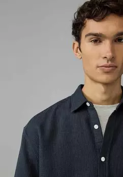 Рубашка TEXTURED WAFFLE LONG SLEEVE Next, черный