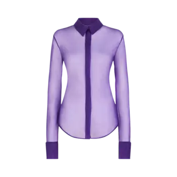 Рубашка The Attico Elton 'Purple', фиолетовый