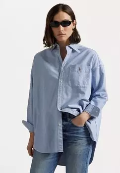 Рубашка THE BIG COTTON OXFORD SHIRT Polo Ralph Lauren, светло-голубой