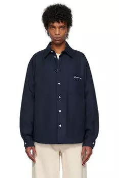 Рубашка «The Boulanger» цвета морской волны JACQUEMUS
