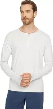 Рубашка The Normal Brand Active Puremeso Long Sleeve Henley, цвет Stone