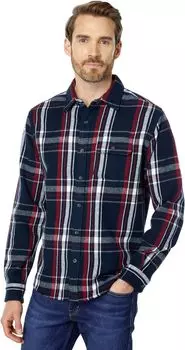 Рубашка The Normal Brand Boone Heavy Brushed Twill, цвет Navy Plaid