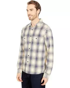 Рубашка The Normal Brand Mountain Overshirt, цвет Tan Plaid