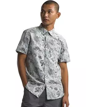 Рубашка The North Face Short Sleeve Baytrail Pattern, цвет High-Rise Grey Moss Camo Print