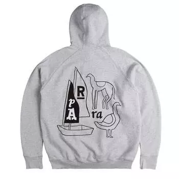 Рубашка The Riddle Hooded Sweatshirt By Parra, серый