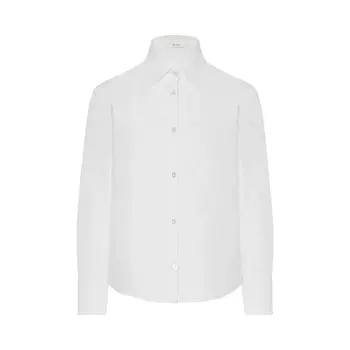 Рубашка The Row Frou Long-Sleeve Shirt White, белый