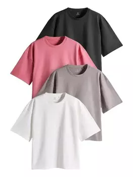 Рубашка The Set, цвет Grey/Rose/Black/White