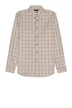 Рубашка Theory Irving, цвет Force Grey Multi