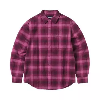 Рубашка Thisisneverthat thisisneverthat Flannel Check Shirt, розовый