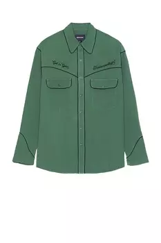 Рубашка Thisisneverthat Western, цвет Teal