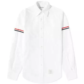 Рубашка Thom Browne Grosgrain Arm Band Oxford Shirt