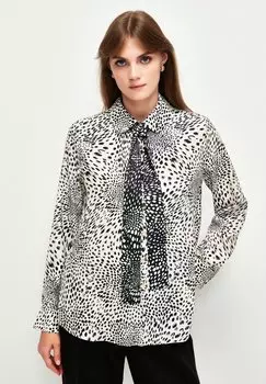 Рубашка TIED FRONT adL, крем