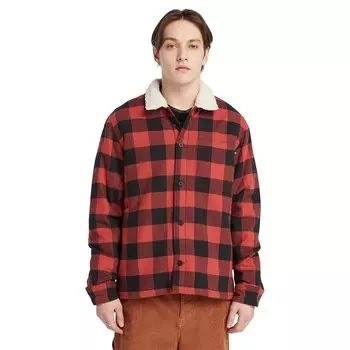 Рубашка Timberland Buffalo Plaid Sherpa Lined, красный