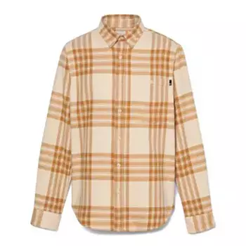 Рубашка Timberland Midweight Flannel Check, оранжевый