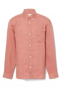Рубашка TIMBERLAND Regular fit Button Up, пастельно-красный